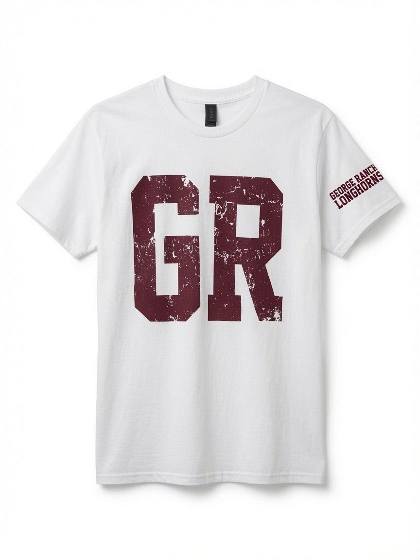 GR Short Sleeve White T-Shirt