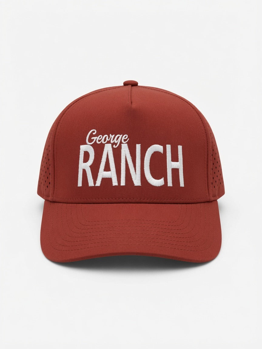 George Ranch Maroon Mesh Hat