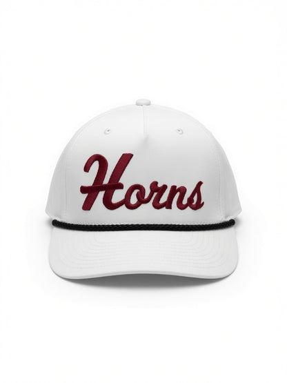 White Horns Rope Hat