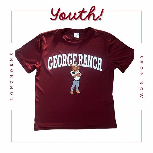 George Ranch Vintage Mascot Youth Performance Shirt